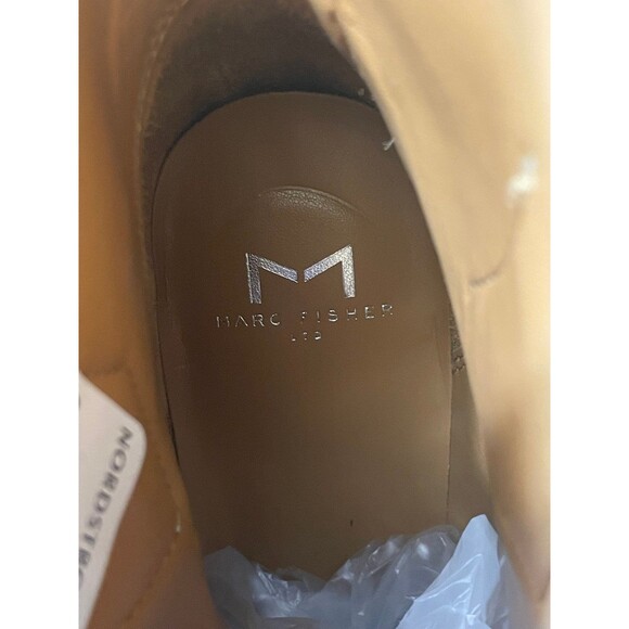 MARC FISHER LTD Gona Western Boots Womens Size 9 Light Natural Suede - Picture 7 of 10